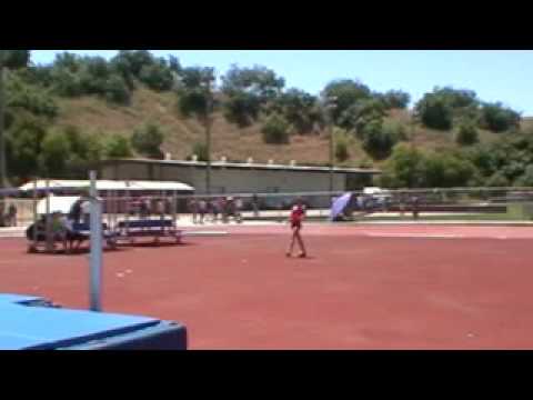 High Jump 5'7" attempt Mt SAC heptathlon