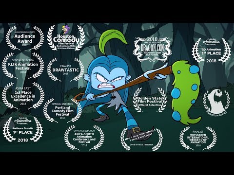 Bluehilda — короткометражка с поразительной анимацией про девочку-ведьму