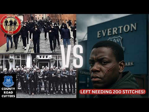 Everton County Road Cutters vs Man United Red Army | Most Violent Hooligan Rivalry in Britain!