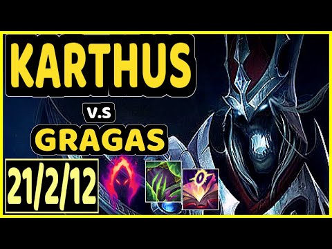 RIVER (KARTHUS) vs GRAGAS - 21/2/12 KDA JUNGLE GAMEPLAY - KR Ranked GRANDMASTER
