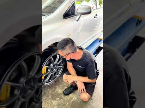 Enkei PF09 boleh clear caliper Mari tengok Honda Civic FD Ini