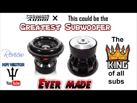 12" Sundown X subwoofer maybe the best subwoofer ever made