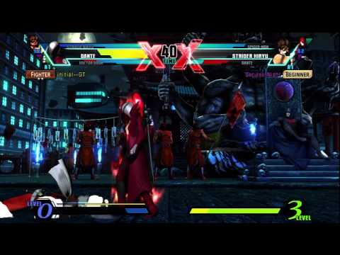 Ultimate Marvel vs Capcom 3 - PS3 -- Non-Ranked Matches 167 - A Spammer says GG?