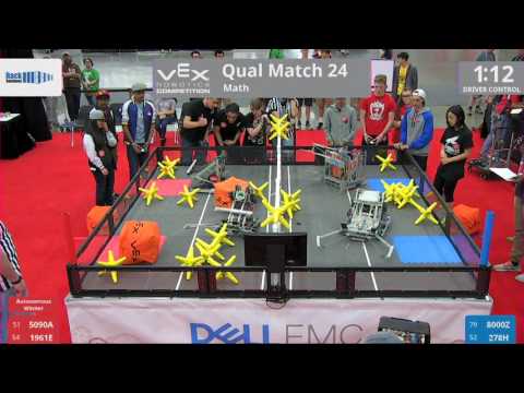 2017 VRC Math Q24 - 5090A 1961E vs 8000Z 278H - 43 to 10