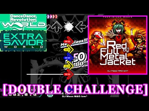 【DDR WORLD】 Red. by Full Metal Jacket / DJ Mass MAD Izm* [DOUBLE CHALLENGE] 譜面確認+Clap