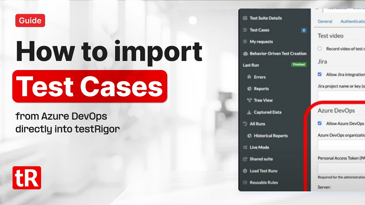 How to Import Test Cases from Azure DevOps Directly into testRigor video thumbnail