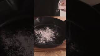 Hack | How to Clean and Season Cast Iron Skillet Pan