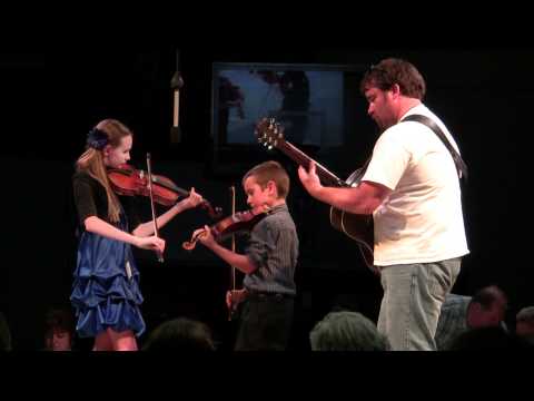 Macylynn Keller & Dylon Fehrs ~ 2012 National Oldtime Fiddlers Contest ~ Twin Fiddles
