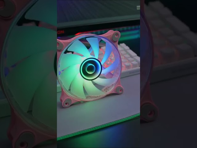 Vídeo relacionado con QUMOX Ventilador de entrada inversa de 120 mm, diseño de espejo infinito, con control PWM y efecto ARGB, rodamiento hidráulico para un funcionamiento silencioso (paquete de 3)