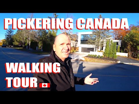 Walking Pickering Ontario: A Weird Mix of Mansions and Tiny Homes Right On Lake Ontario
