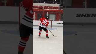 Connor Bedard&#39;s shooting drill🎯🏒 | #canada #connorbedard #hockey #hockeyshorts #nhl #nhldraft #fyp