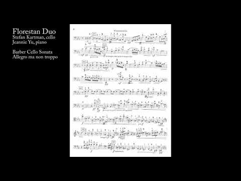 Barber Cello Sonata 1st mvt