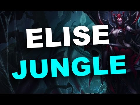 THEM PLAYS! Elise Jungle Full Game Commentary Season 6 - League of Legends
