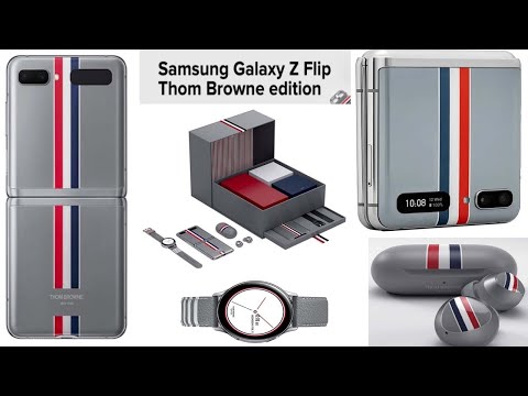 UnBoxing Samsung Z Flip Thom Browne Edition