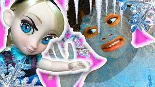 Family Fun Game for Kids KerPlunk Egg Surprise Toy Frozen Elsa Anna Toddler Naiah And Elli Toys Show