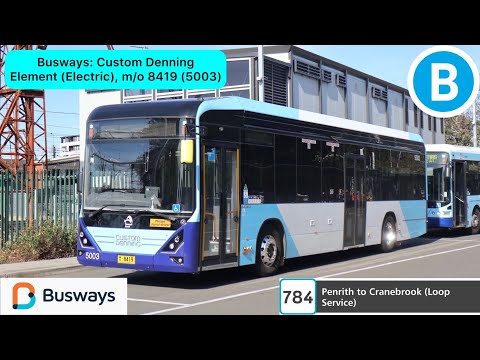 Busways: Custom Denning Element (Electric), m/o 8419 (5003)
