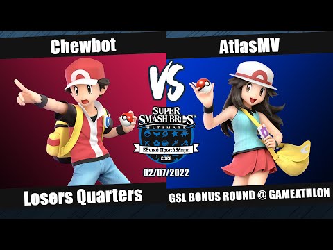 GSL22BR - LQ - Chewbot (Pokémon Trainer, Mario) vs AtlasMV (Pokémon Trainer) - SSBU