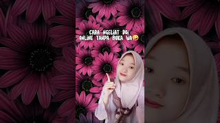 Download lagu CARA NGELIAT DOI ONLINE TANPA BUKA WA #tutorial #whatsapp #shorts mp3