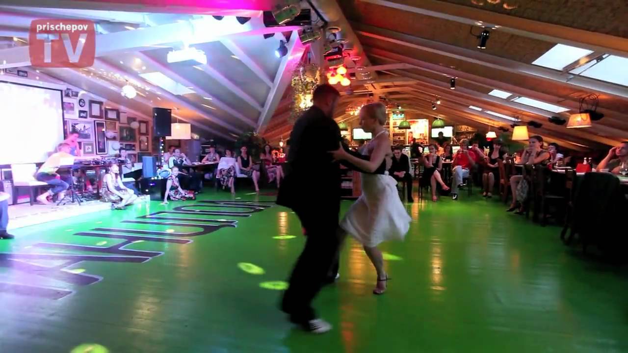 Vlad Chernyakov and Ekaterina Koptelova, Russia, Moscow, Milonga "Na Cherdake", 28.06.2010