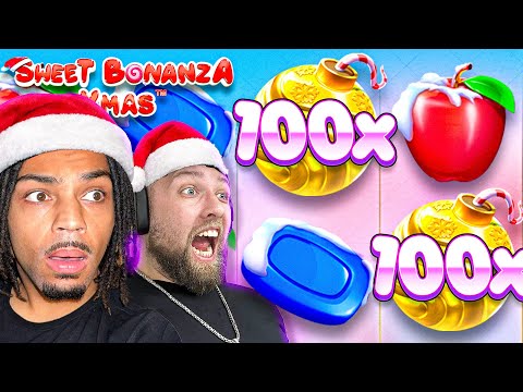 MY BIGGEST WIN ON SWEET BONANZA XMAS SLOT!!