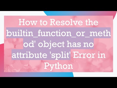 List Object Has No Attribute Split