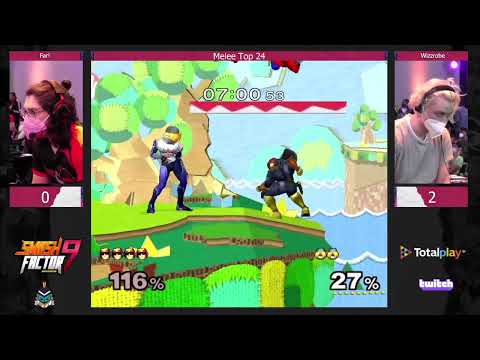 Wizzrobe (Falcon) vs Far! (Sheik) - Smash Factor 9 Melee Singles Winners Top 24