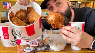 PROVANDO O KFC DOS ESTADOS UNIDOS | O FRANGO MAIS FAMOSO DO MUNDO PT2