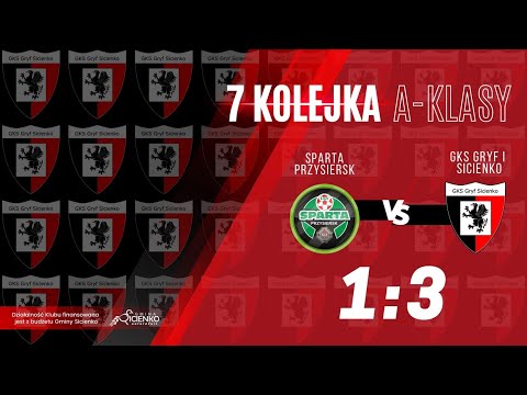 Skrót meczu Sparta Przysiersk - Gryf Sicienko 1:3