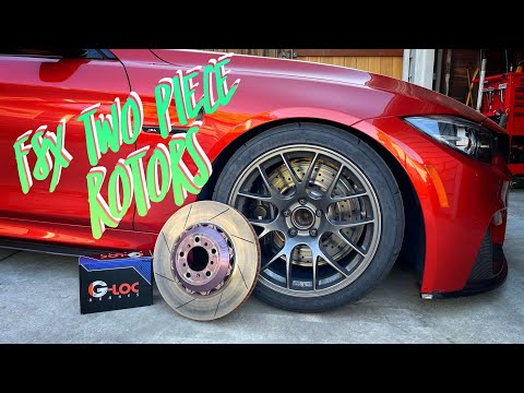 New brake set up for the M4/M3 F8x Two Piece rotors