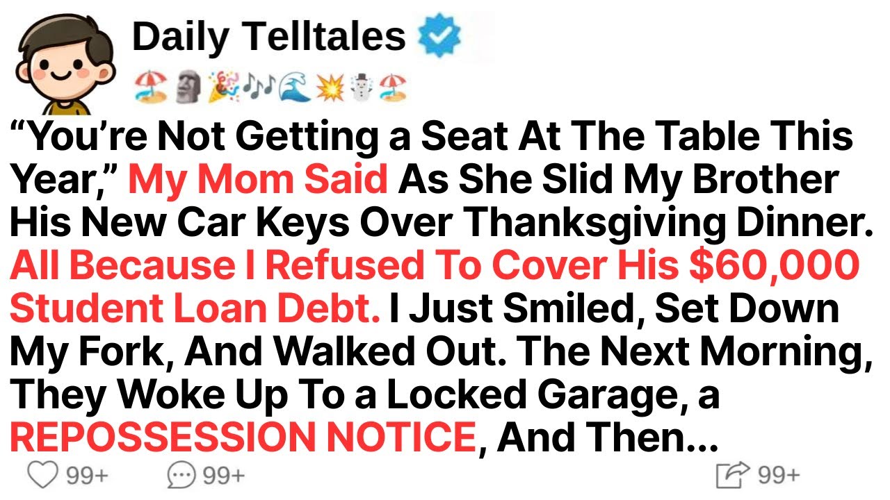 “You’re Not Getting a Seat At The Table This Year,” My Mom Said At Thanksgiving And Then...