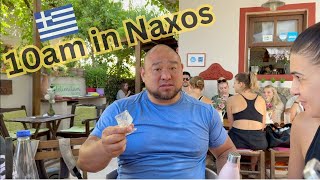 Greek Island Mornings Hit Different – Welcome to Breakfast Shots in Naxos, Greece.