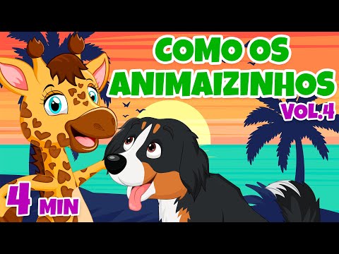 Como Os Animaizinhos Vol. 4 - Giramille 6 min | Desenho Animado Musical