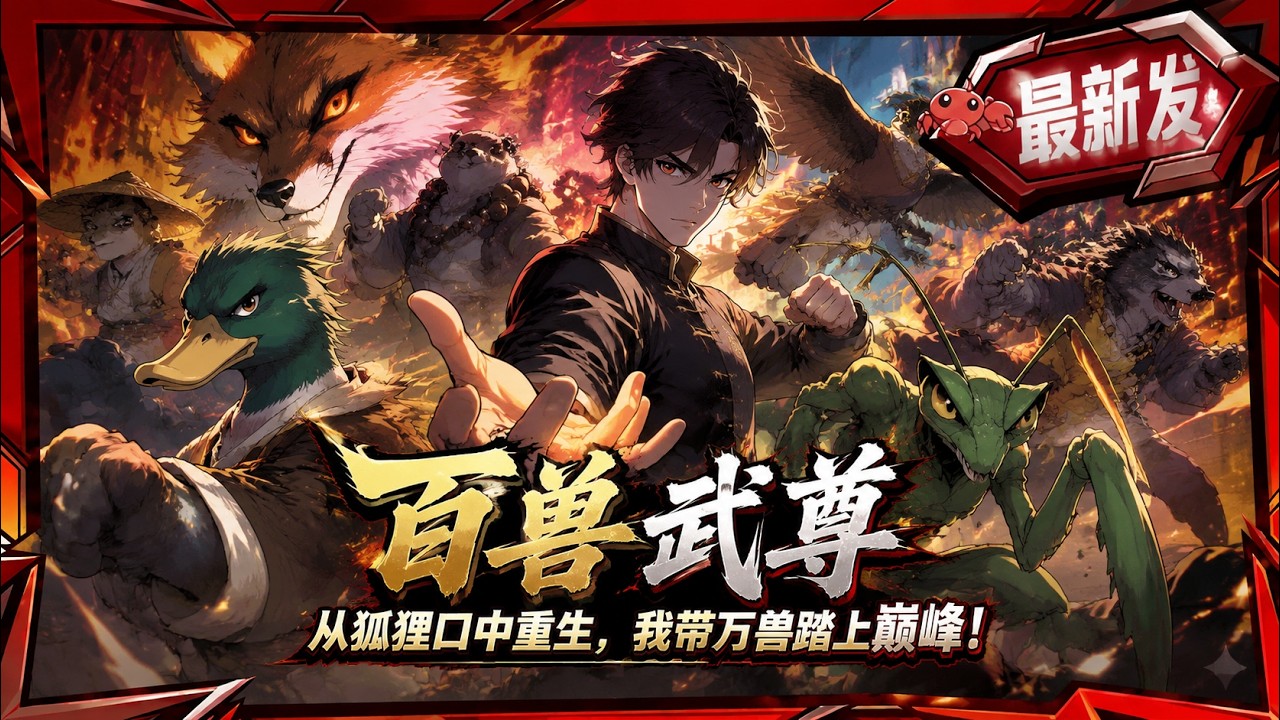 🦞【2h最新完结一口气】前世沦为猎物，今生觉醒至尊武道，他要让百兽站上世界之巅！《百兽武尊：从狐狸口中重生，我带万兽踏上巅峰！》#龙虾漫剧 #动态漫画 #漫剧 #comicdrama