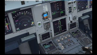 Microsoft Flight Simulator X Steam Edition/ A320/ VATSIM/ в поисках контроля ночью