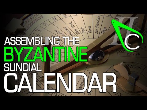 Assembling The Byzantine Sundial Calendar
