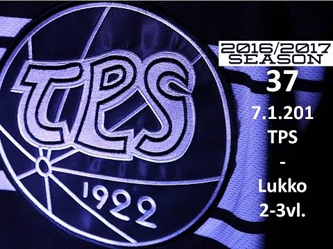 37. TPS - LUKKO 2016-2017 7.1.2017 MAALIT