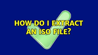 Ubuntu: How do I extract an ISO file?