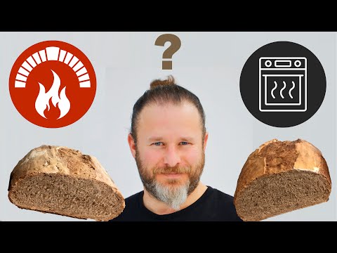 Does bread from a wood-fired oven taste better? Wood-fired oven vs. electric oven.