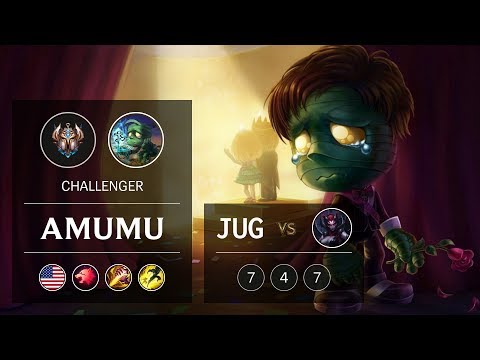 Amumu Jungle vs Elise - NA Challenger Patch 9.5