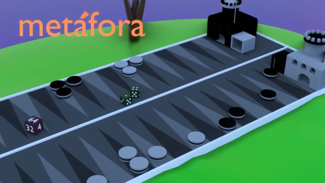 Backgammon es una metáfora. Dos ejércitos enfrentados, huyendo a casa. Pero es imperfecta.