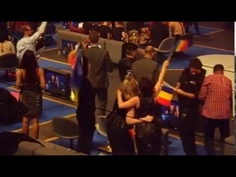 Green Room Eurovision 2014║GRAND FINAL - ROMANIA reaction