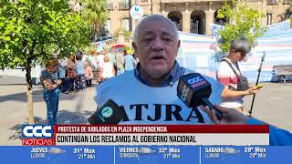 PROTESTA DE JUBILADOS EN PLAZA INDEPENDENCIA