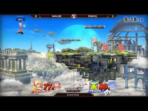 Versus Weekly 5/28/15 - Grand Finals 01 - ESAM (Pikachu) vs. Xaltis (RosaLuma) - Smash 4