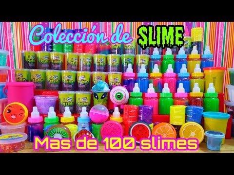 Mi colección de slime mas de 100 slimes Video