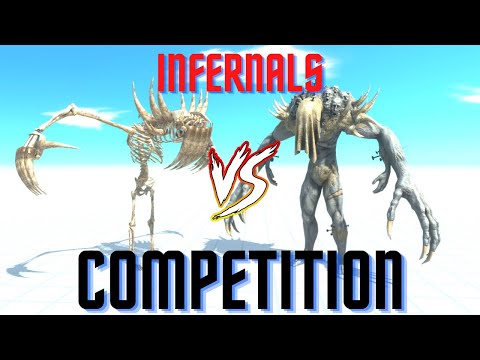 COMPETITION! INFERNALS VS SKELETON INFERNALS - ANIMAL REVOLT BATTLE SIMULATOR