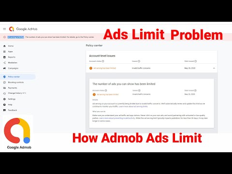 Admob Ads Limit Problem solve ||Admob ads not showing in app