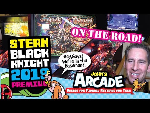 (2019) Stern Black Knight Sword of Rage Pinball Premium Unboxing and Review -