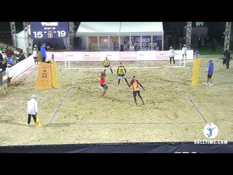 Cherif/Ahmed QAT 0x2 George/Andre BRA 0-2 (15-21, 16-21)