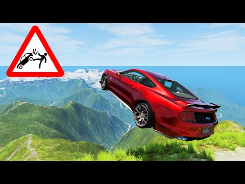 BeamNG.Drive - How far will it Jump?