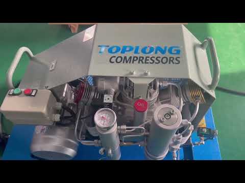 265L scuba air compressor testing
